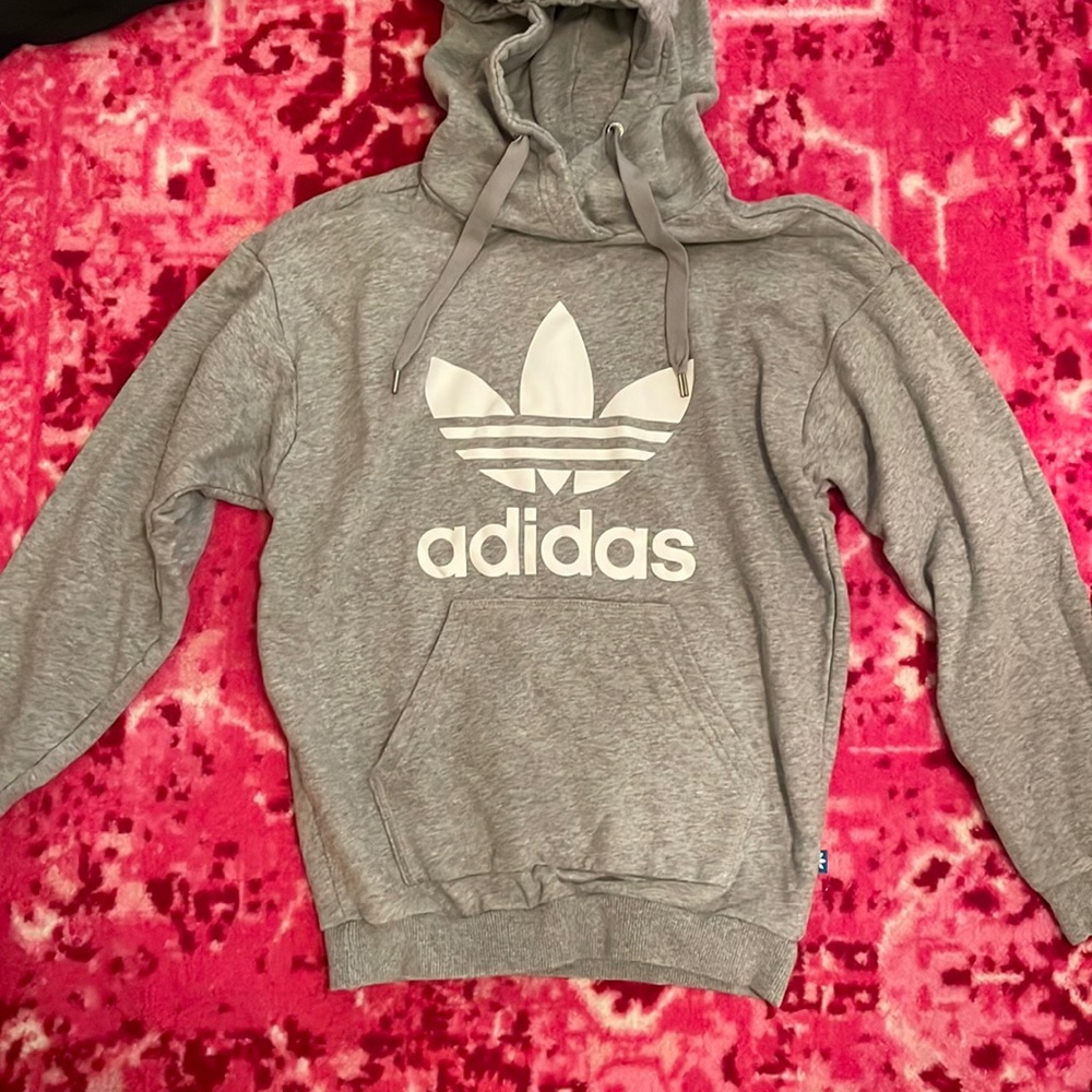 ADIDAS women’s grey hoodie size XS